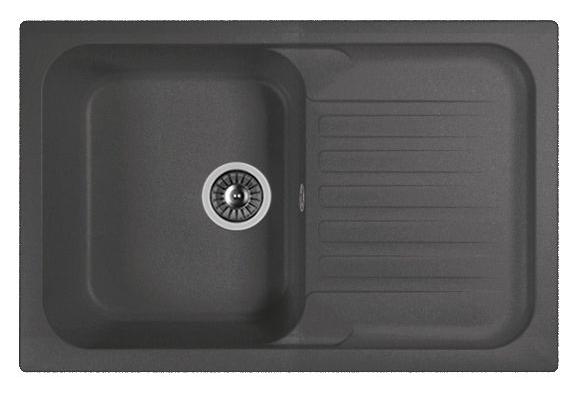Мойка кухонная из литьевого мрамора Dr. Gans АДЕЛЬ 780 25.090.C0780.411 78*51 см. графит Мойка кухонная из литьевого мрамора Dr. Gans АДЕЛЬ 780 25.090.C0780.411 78*51 см. графит