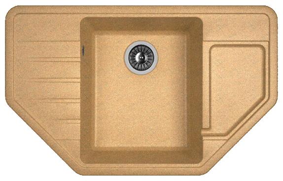Мойка кухонная из литьевого мрамора Dr. Gans РИО 25.080.C0800.406 80*50 см. терракота