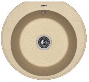 Мойка кухонная керамогранитная Florentina ЭЛЬБА 20.145.C0555.104 55,5*51 см. бежевый