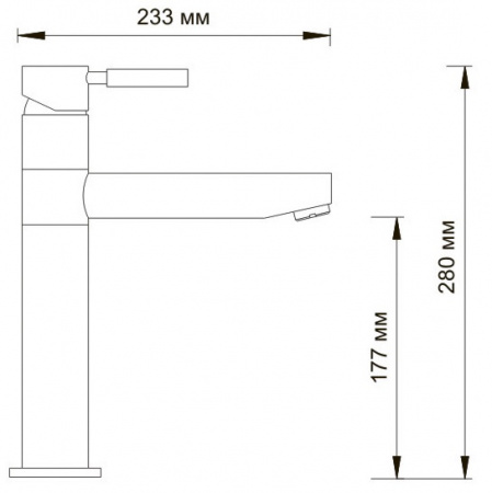 Смеситель WasserKRAFT WERN 4207 для кухонной мойки 