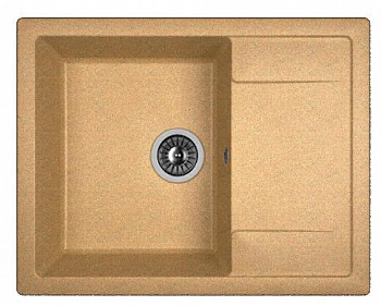Мойка кухонная из литьевого мрамора Dr. Gans ТЕХНО 650 25.030.C0650.406 65*51 см. терракота