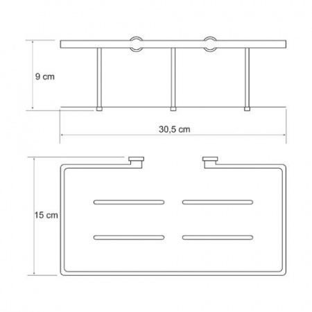 Полка WasserKRAFT  K-511  