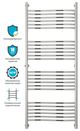 Полотенцесушитель водяной Сунержа ФЛЮИД+ 00-0222-1560 1500х600 