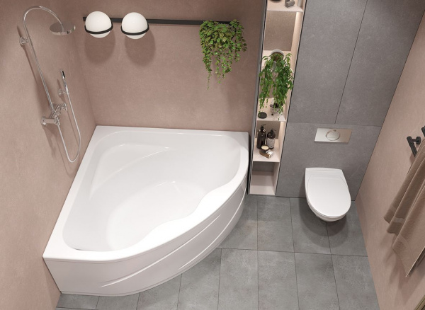 Ванна акриловая Santek МЕЛВИЛ 1.WH30.2.402 140x140 см.  Ванна акриловая Santek МЕЛВИЛ 1.WH30.2.402 140x140 см.