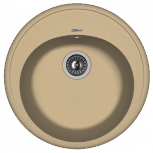 Мойка кухонная керамогранитная Florentina ЛОТОС 510 20.290.B0510.306 51*51 см. капучино