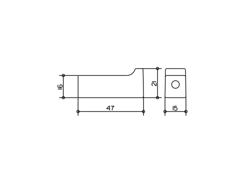 Крючок одинарный Keuco EDITION 11 11114 010000  