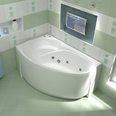 Ванна акриловая BAS ФЛОРИДА В 00038  