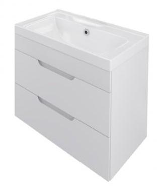 Тумба под раковину навесная Mirsant QUADRO  60 см.  Тумба под раковину навесная Mirsant QUADRO  60 см.