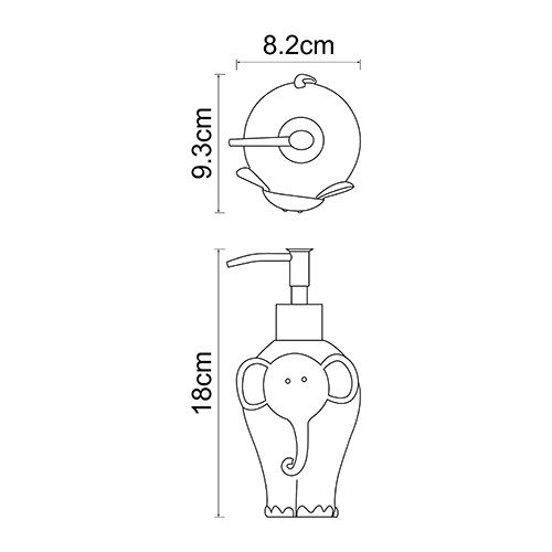 Дозатор жидкого мыла настольный WasserKRAFT LIPPE K-8199   Дозатор жидкого мыла настольный WasserKRAFT LIPPE K-8199