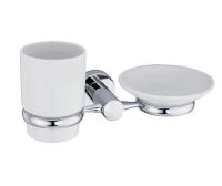 Стакан и мыльница навесной WasserKRAFT DONAU K-9426C  