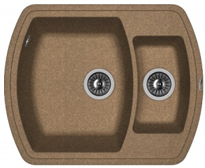 Мойка кухонная керамогранитная Florentina НИРЕ 630K 20.220.D0630.105 63*51 см. коричневый