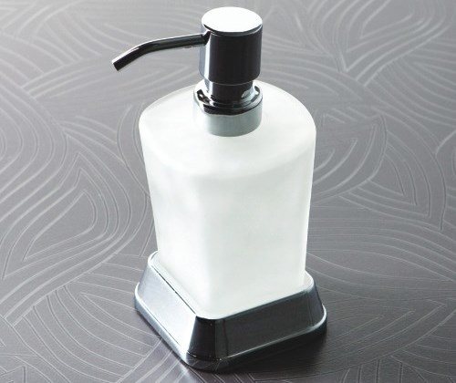 Дозатор жидкого мыла настольный WasserKRAFT AMPER K-5499   Дозатор жидкого мыла настольный WasserKRAFT AMPER K-5499
