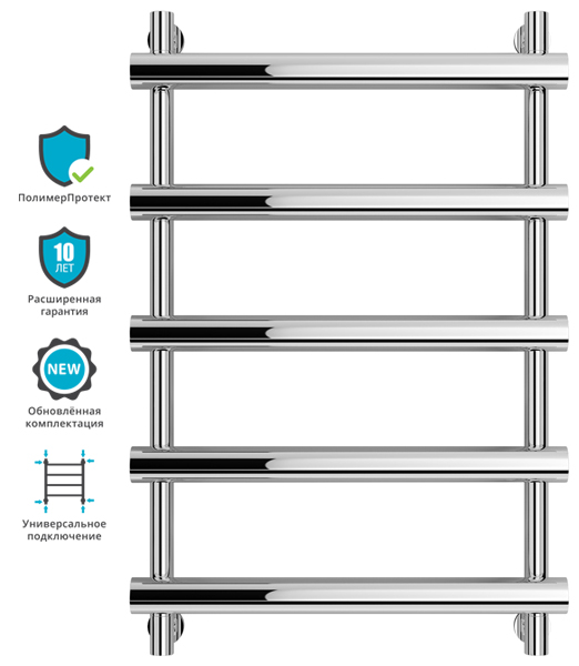 Полотенцесушитель водяной Сунержа АТЛАНТ 00-0226-8050 800х500 