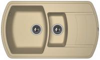 Мойка кухонная керамогранитная Florentina НИРЕ 760 20.205.D0860.306 86*51 см. капучино