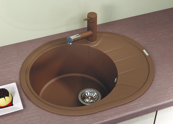 Мойка кухонная керамогранитная Florentina РОДОС 620 20.245.B0620.102 62*50 см. черный