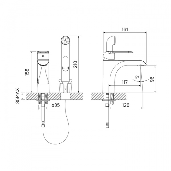 Смеситель IDDIS CALIPSO CALSB00i08 для раковины 
