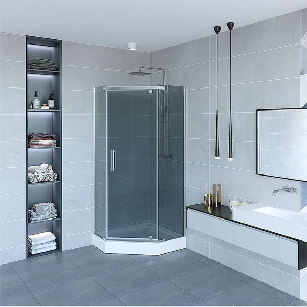 Душевой уголок Erlit  ER10109V-C4 90x90 см. 