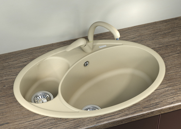 Мойка кухонная керамогранитная Florentina СЕЛЕНА 780 20.265.E0780.201 78*51 см. жасмин