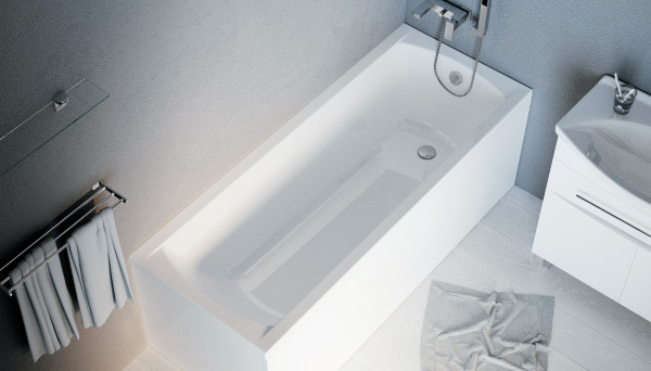 Ванна акриловая 1Marka MODERN 01мод15570 155x70 см.  Ванна акриловая 1Marka MODERN 01мод15570 155x70 см.