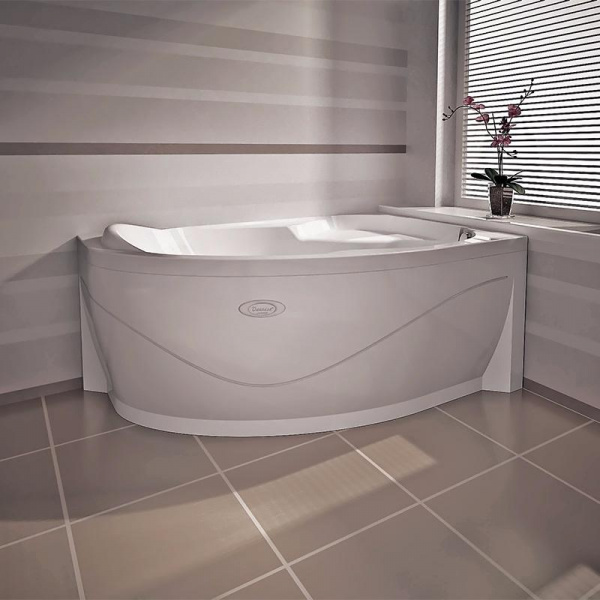 Ванна акриловая Radomir АМЕЛИЯ  160x105 см. правая 