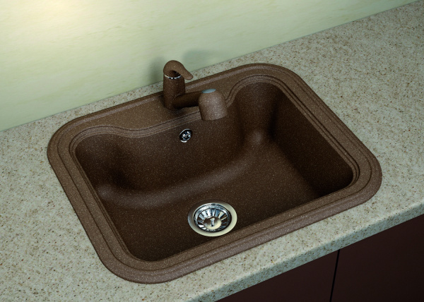 Мойка кухонная керамогранитная Florentina КРИТ 630 20.110.D0630.201 63*51 см. жасмин